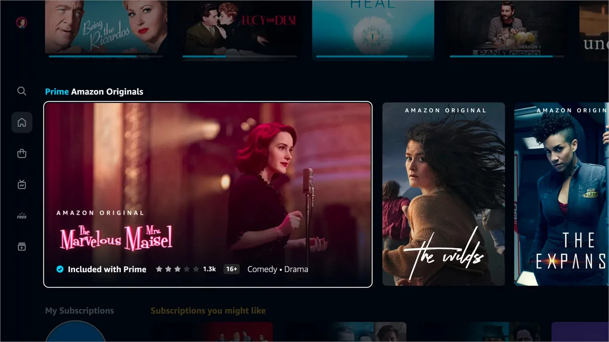 Amazon Prime Video nouvelle interface © © Amazon