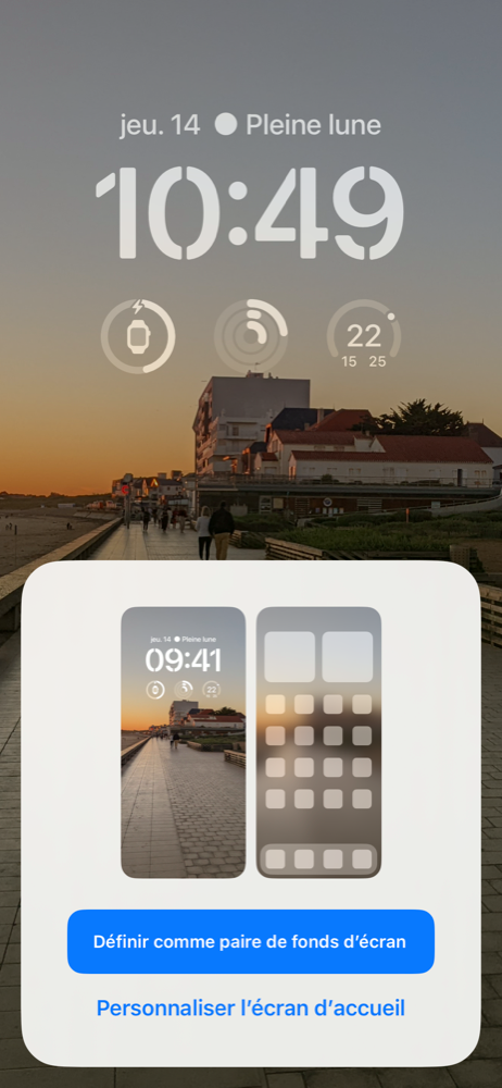 iOS 16 Personnalisation © © Mathieu Grumiaux pour Clubic
