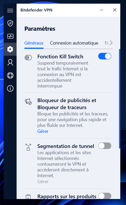bitdefender vpn © clubic.com