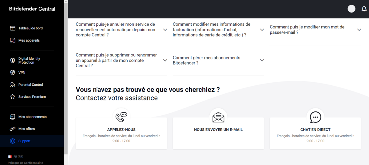bitdefender vpn © clubic.com