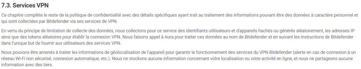 bitdefender vpn © clubic.com