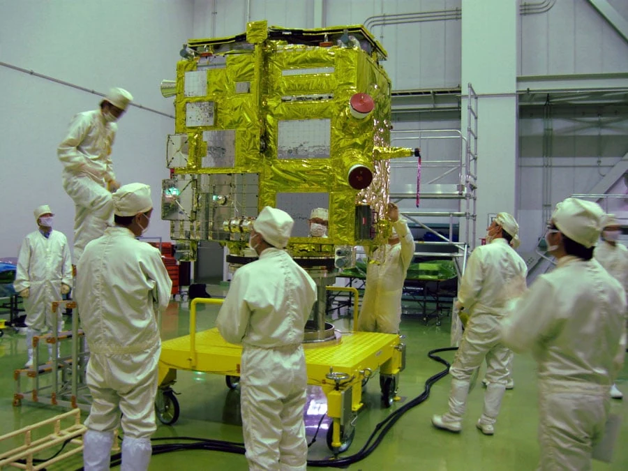 Akatsuki sonde préparation © JAXA/ISAS