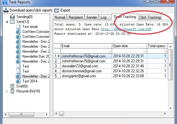 1and1Mail analyse performances