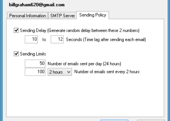 1and1Mail limite d'envoi