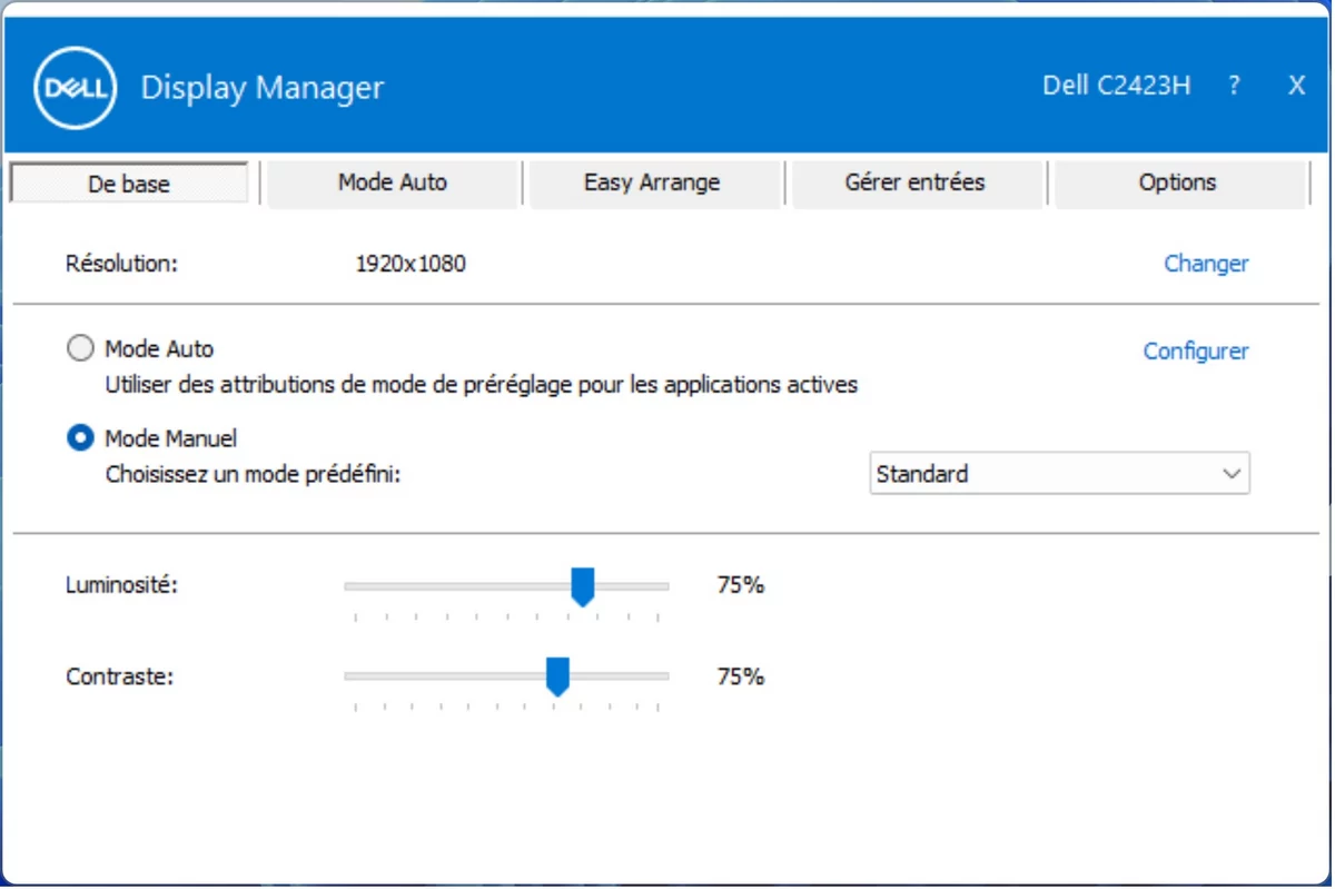 Dell Display Manager