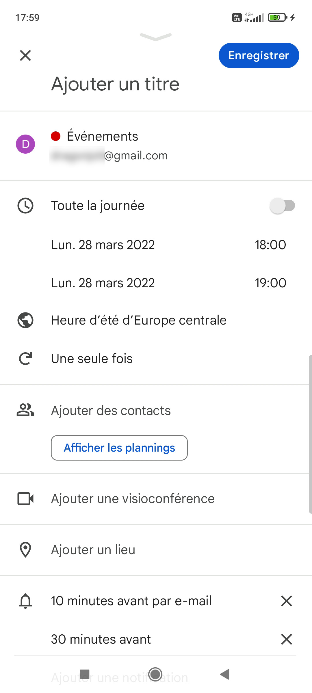 Google Agenda