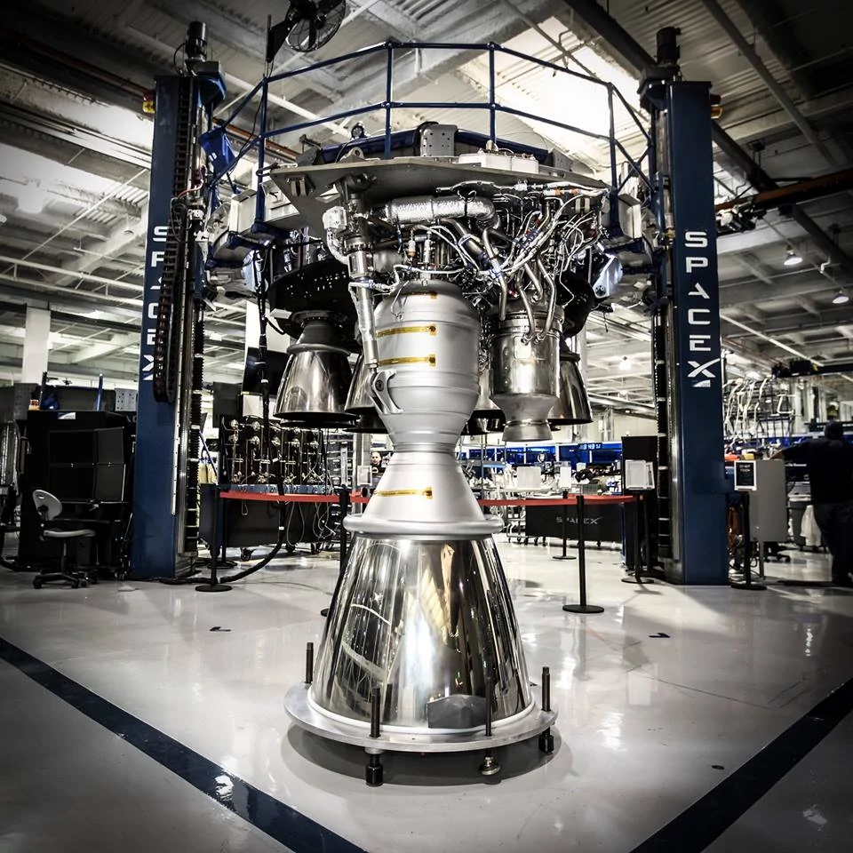 Falcon 9 SpaceX moteur Merlin © SpaceX
