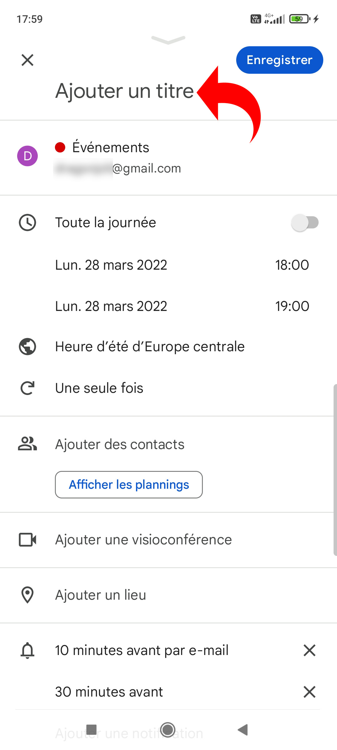 Google Agenda