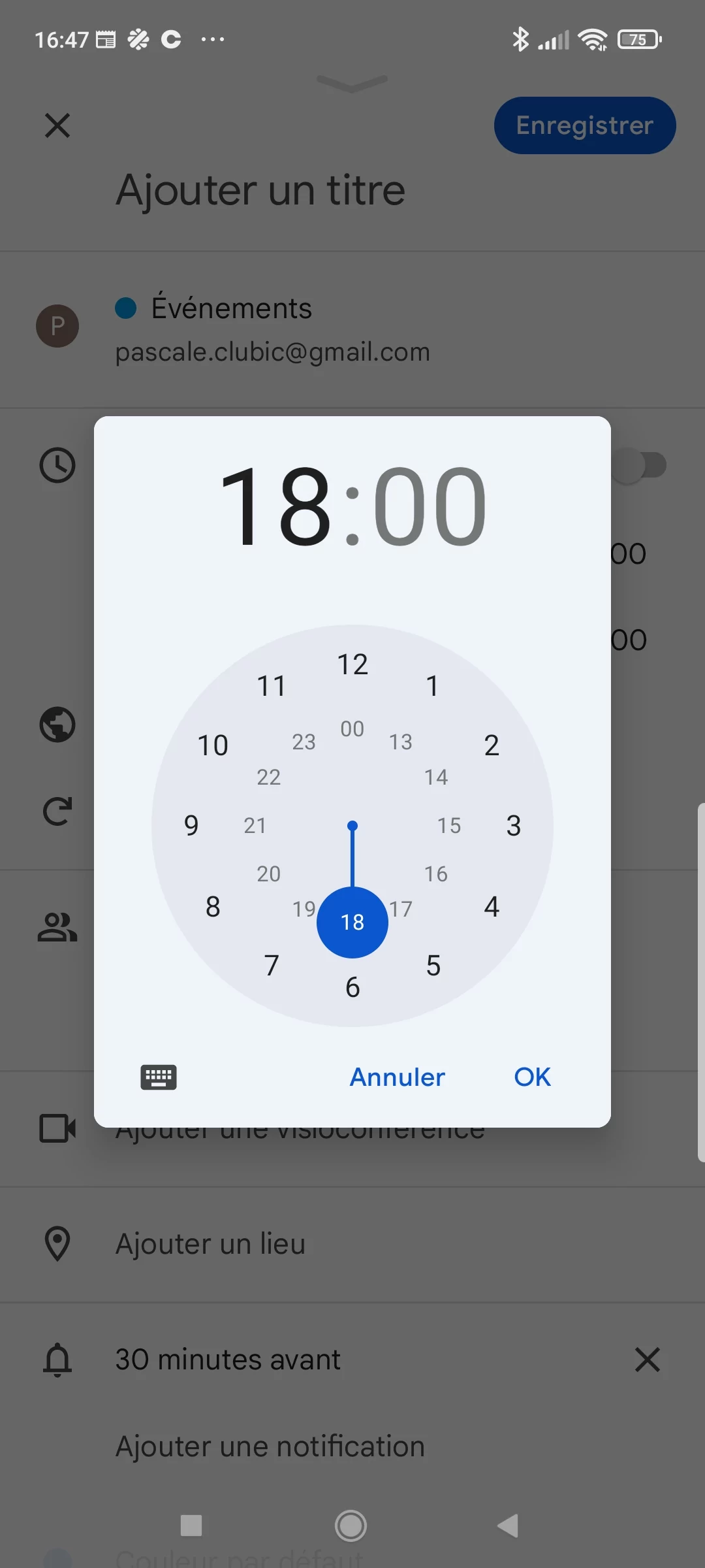 Google Agenda