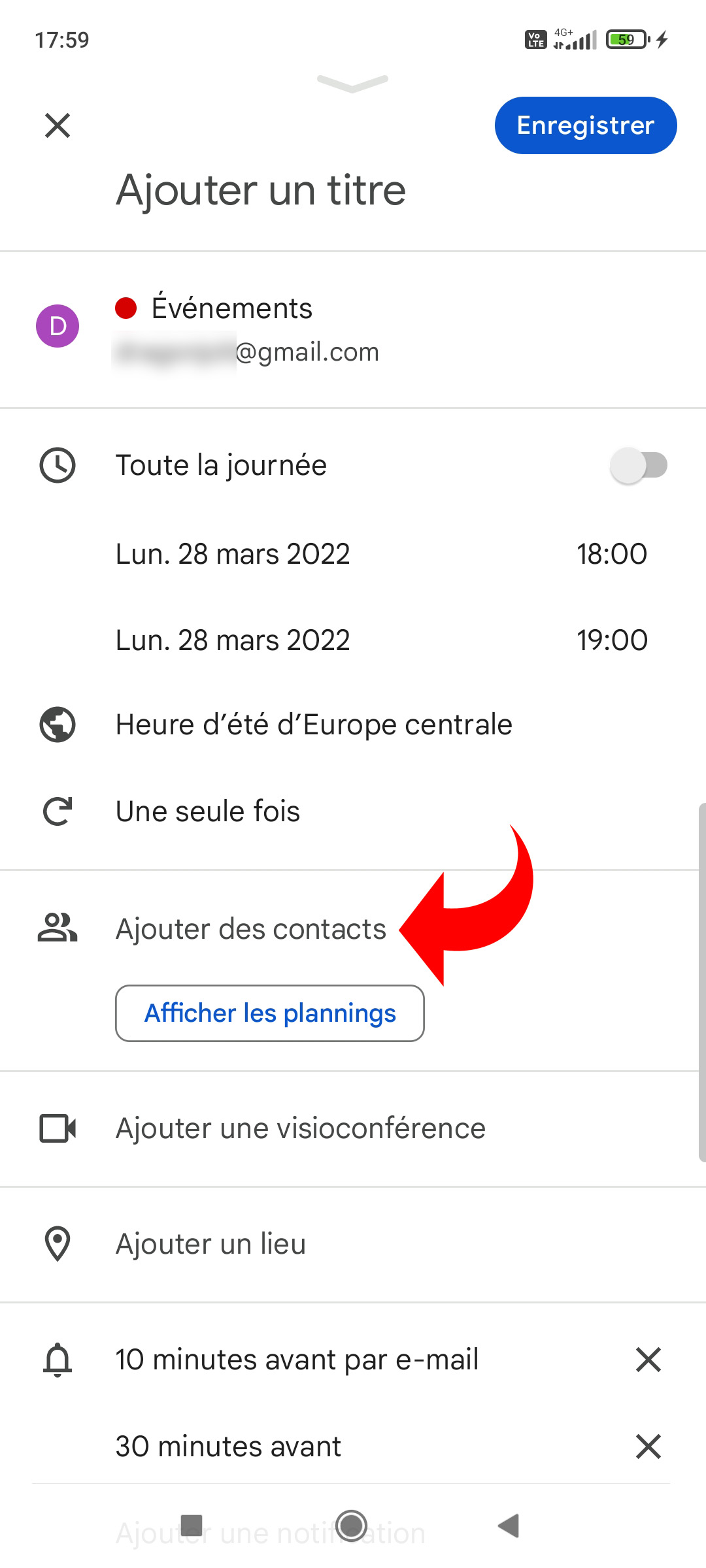 Google Agenda