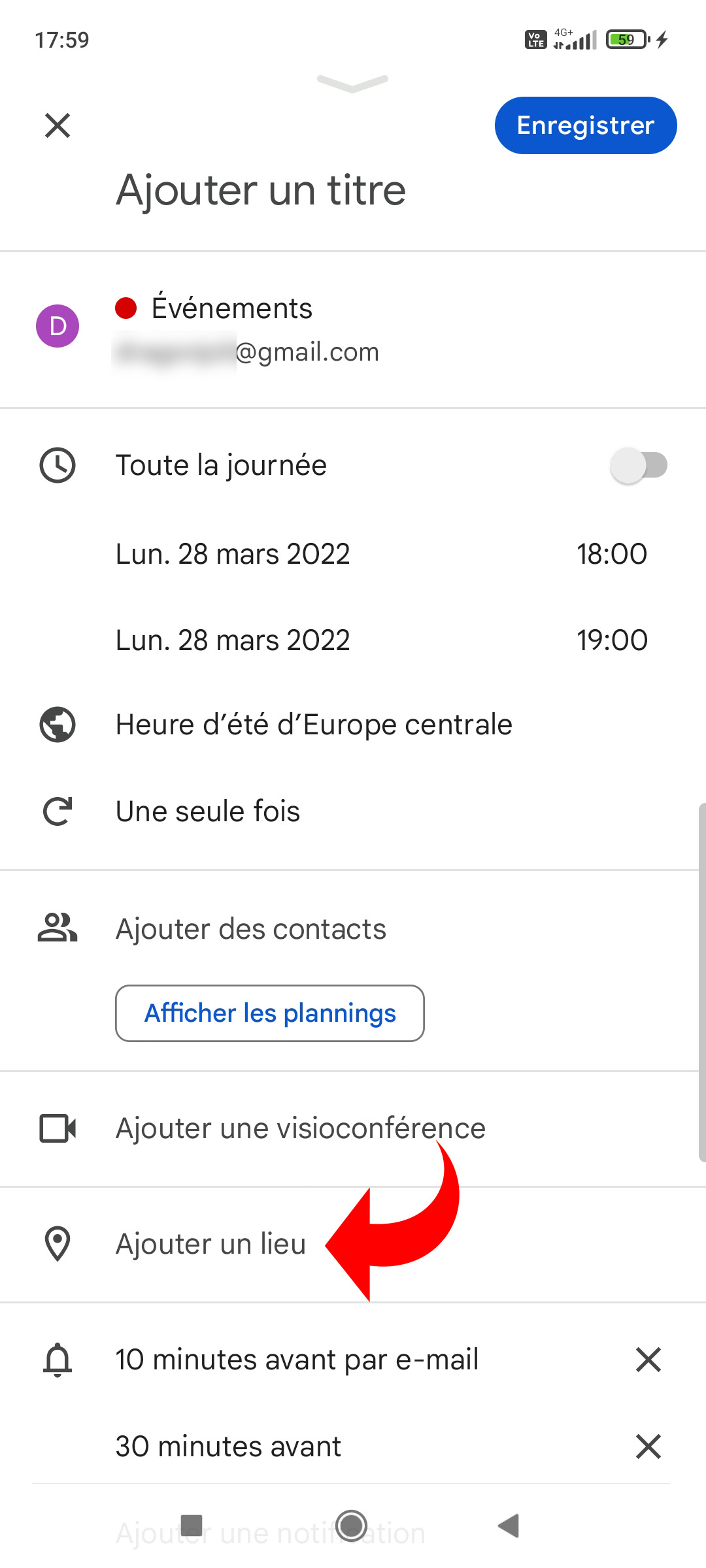 Google Agenda