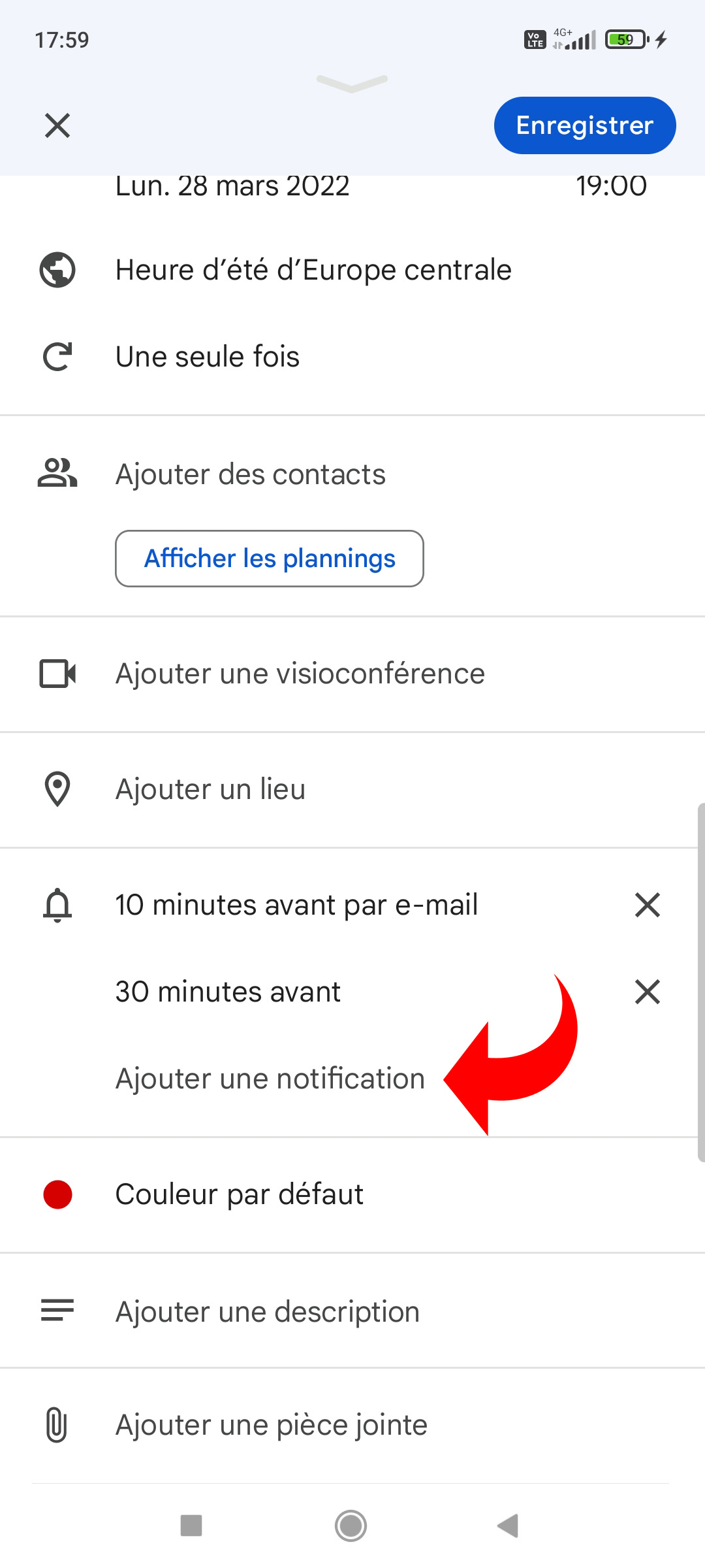 Google Agenda