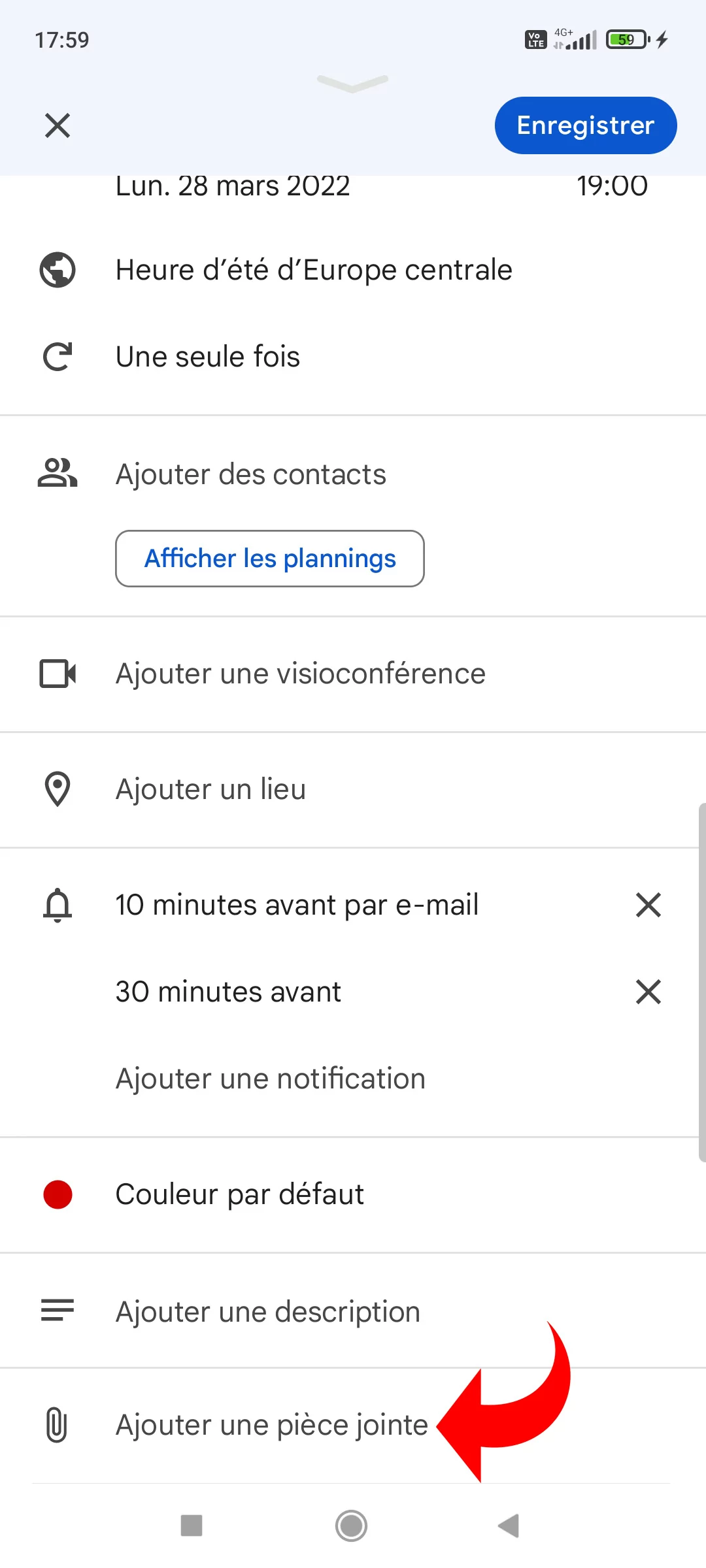 Google Agenda