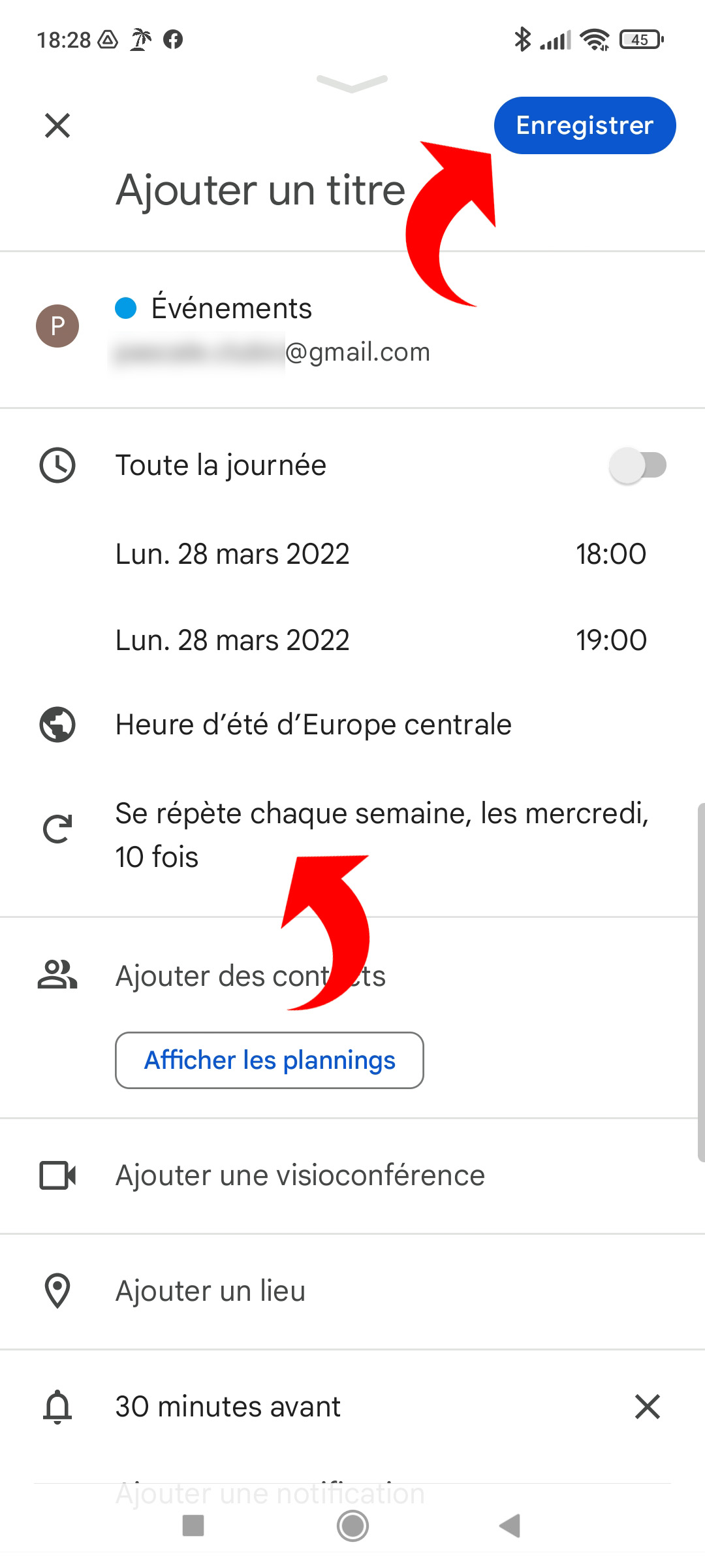 How do I create a recurring event on Google Calendar? Techzle