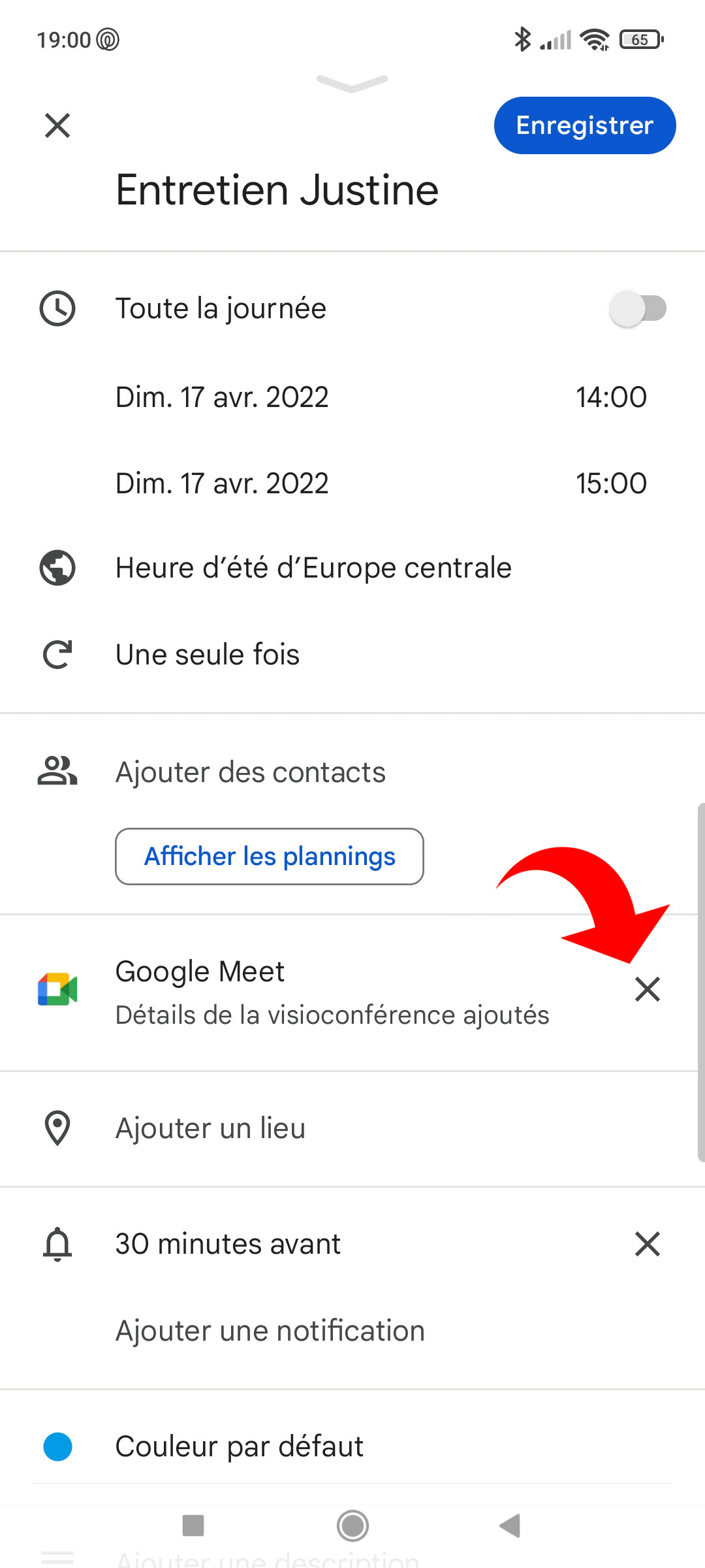 Google Agenda