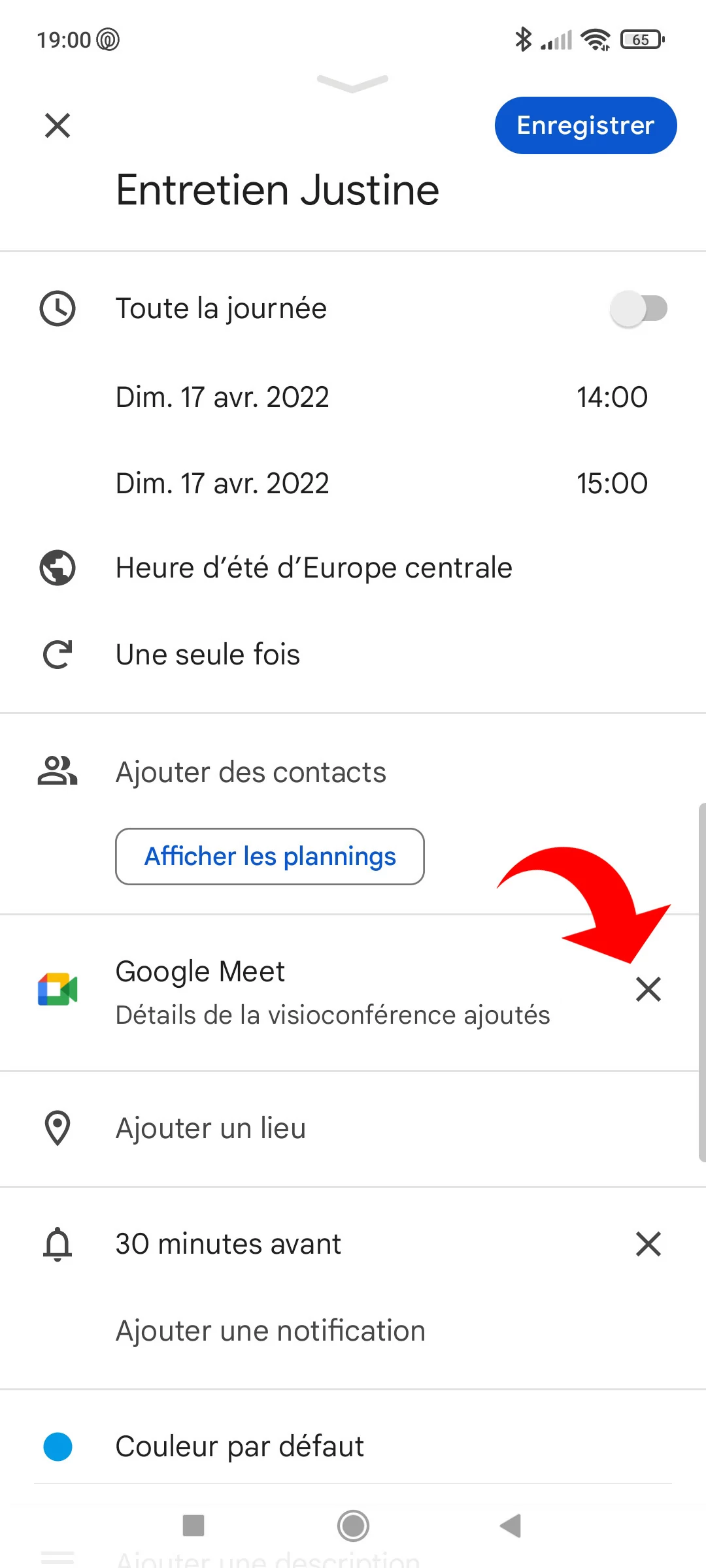 Google Agenda
