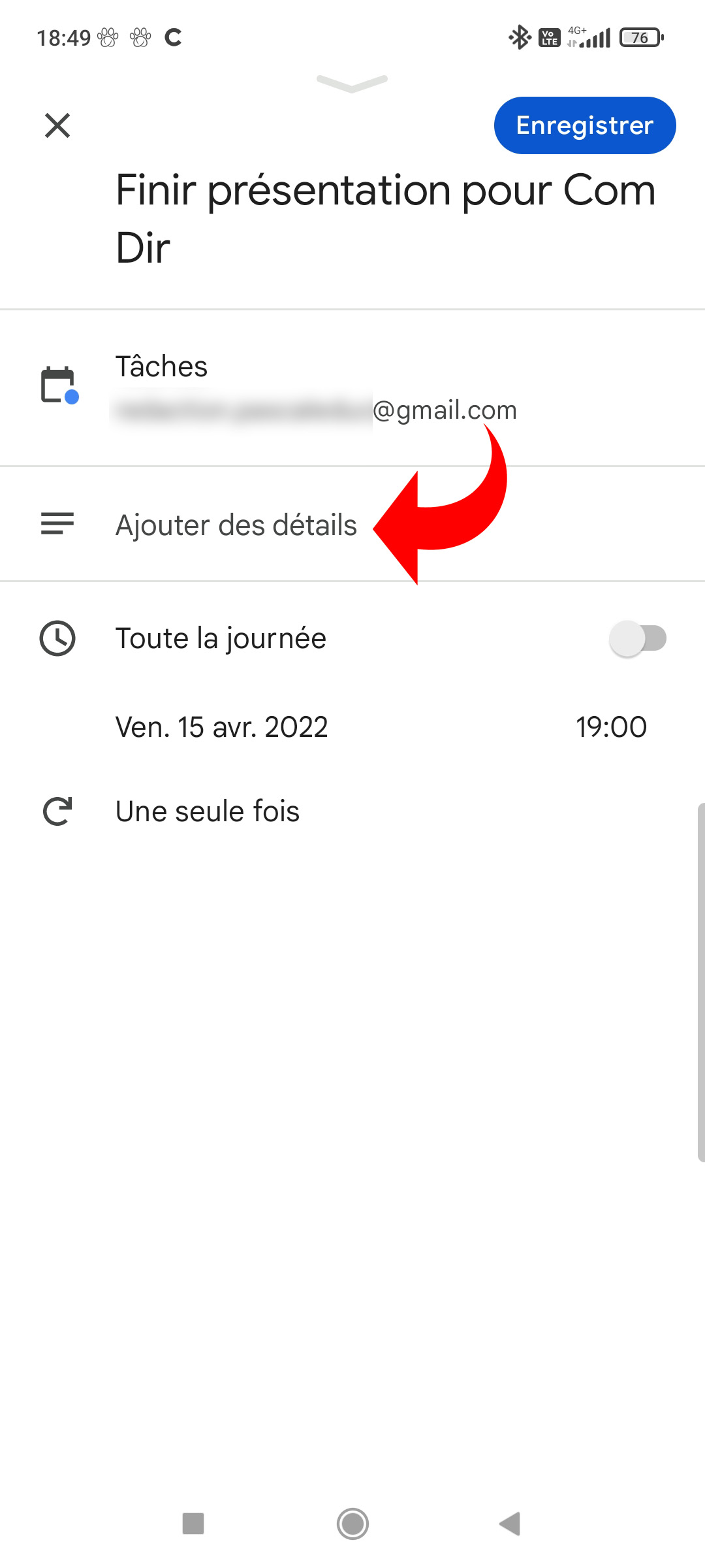 How do I create a task in Google Calendar? Techzle