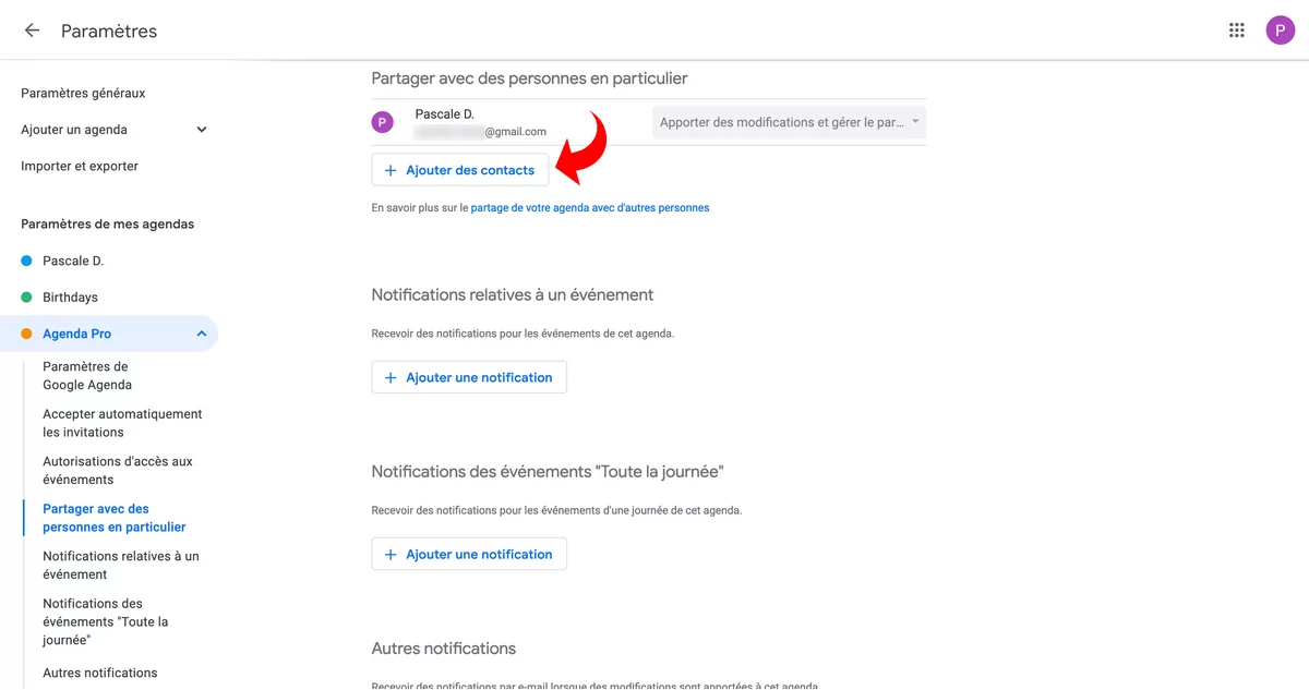 Google Agenda