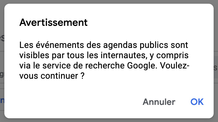 Google Agenda