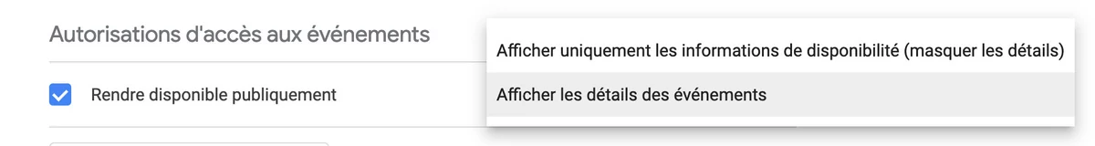 Google Agenda