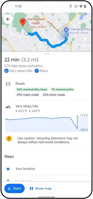 Googlebike © Google