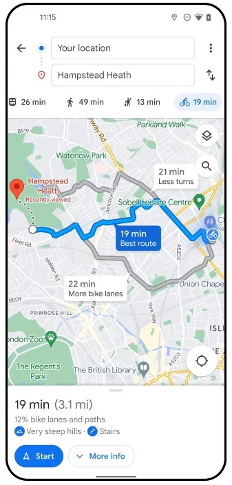 GoogleBike © Google