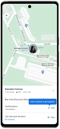 notifgooglemaps © Google