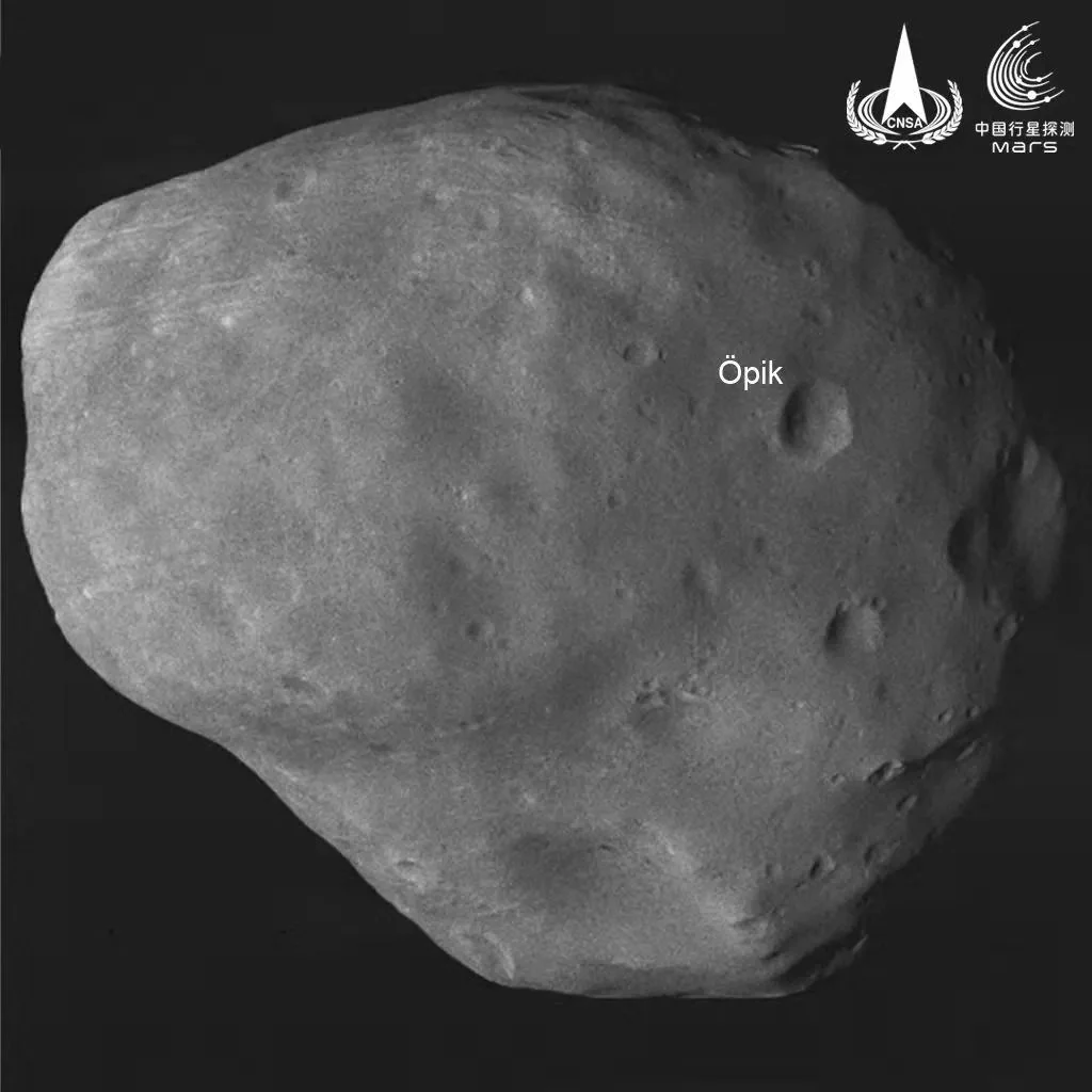 Mars Phobos photo Tianwen-1 © CNSA