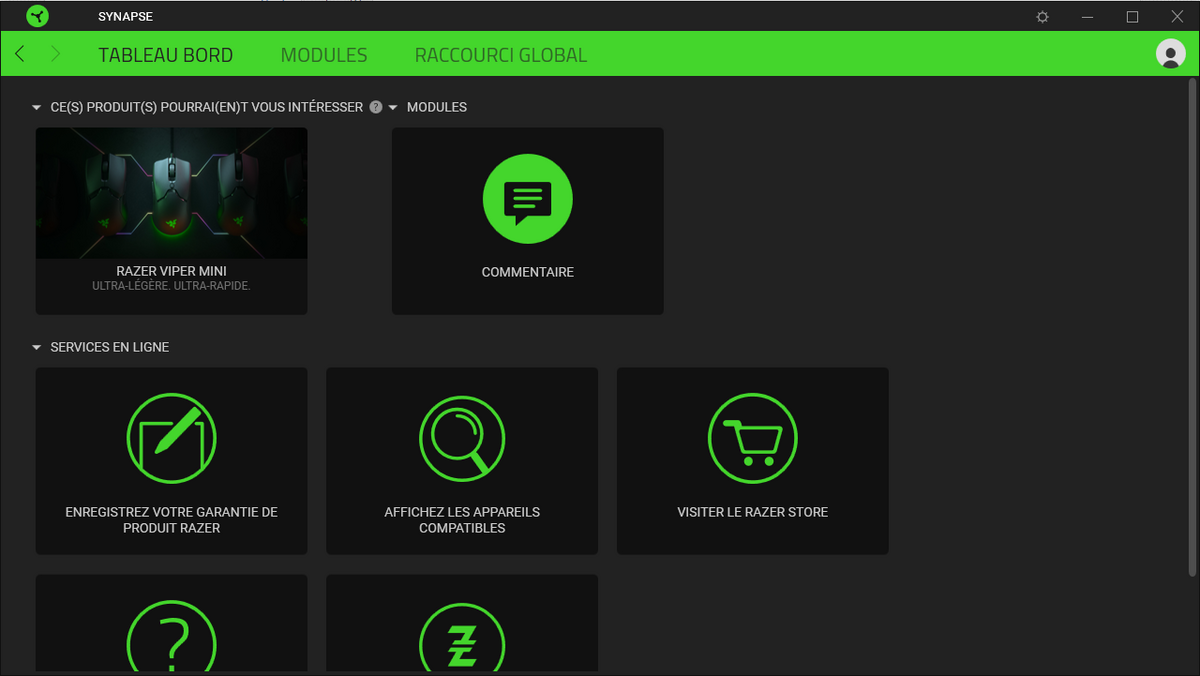Razer Synapse 3 © Razer