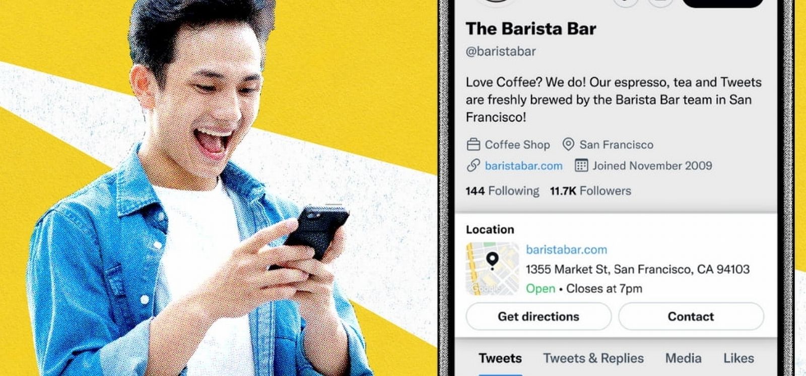 Twitter permet désormais aux pros d'indiquer leur géolocalisation