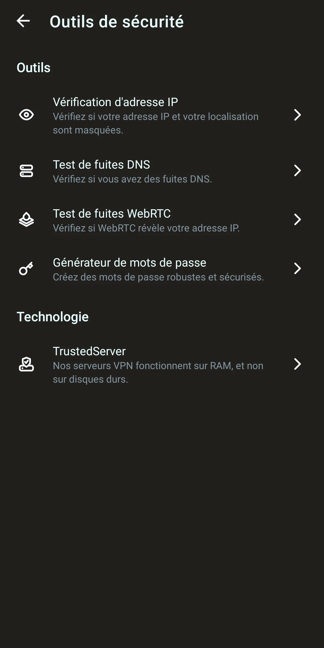 ExpressVPN outils de sécurité Android © ExpressVPN