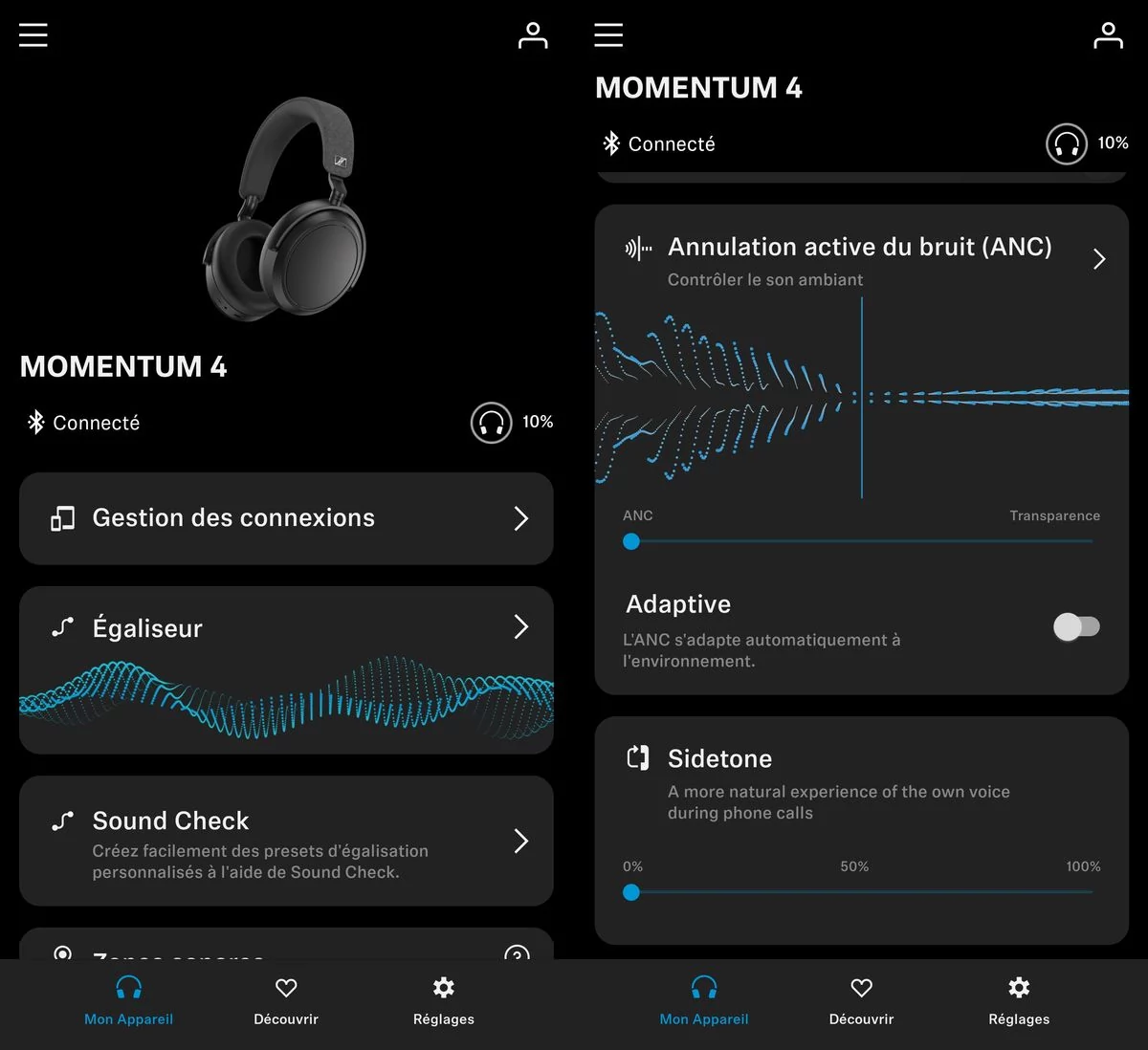 Sennheiser Momentum 4 : test du casque Bluetooth à réduction active de  bruit 