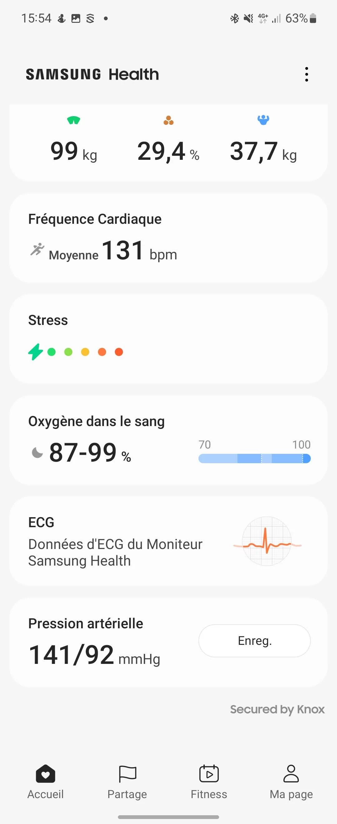Samsung Health - Menu 2 © Johan Gautreau