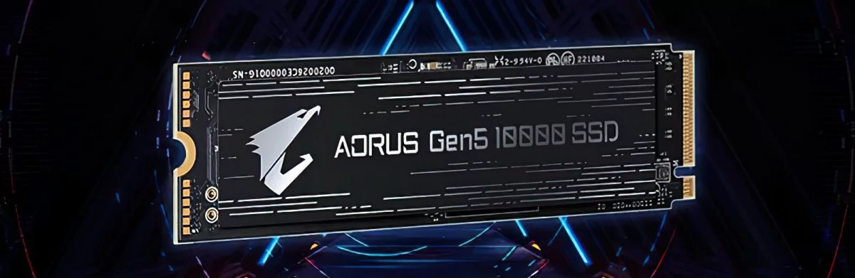 Gigabyte AORUS Gen5 10000 SSD © Gigabyte