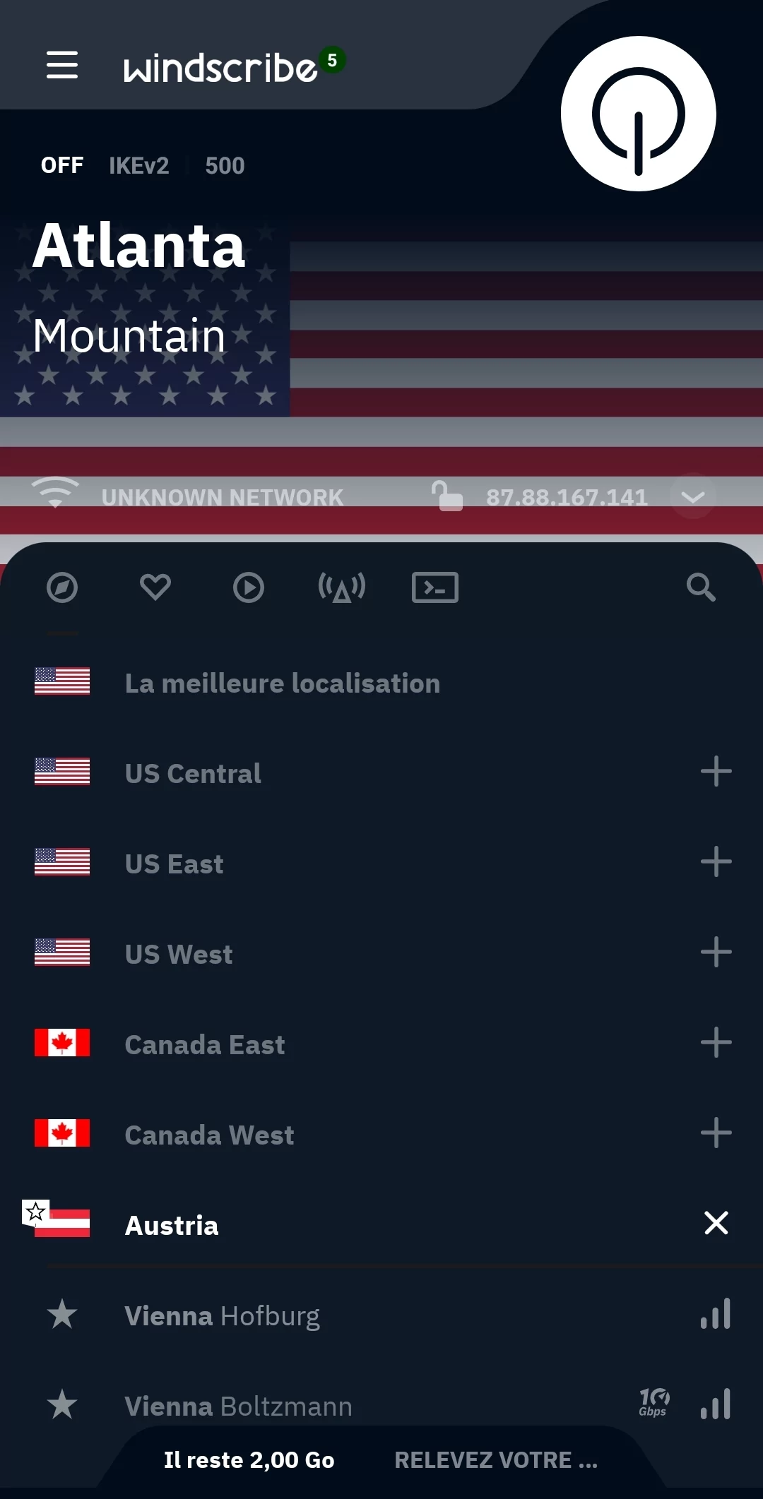 Windscribe Android © Windscribe