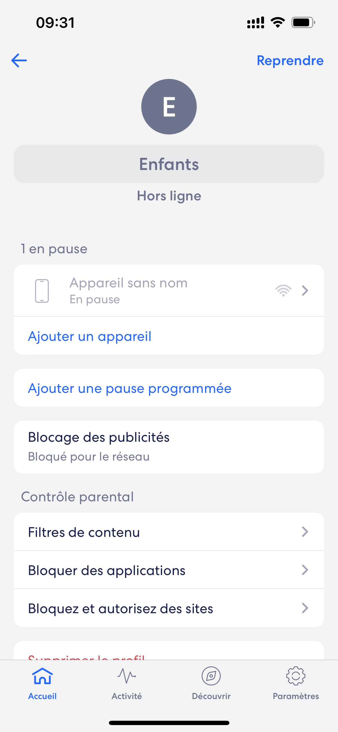 Eero Pro 6E Wi-Fi appli enfant © Édouard Patout