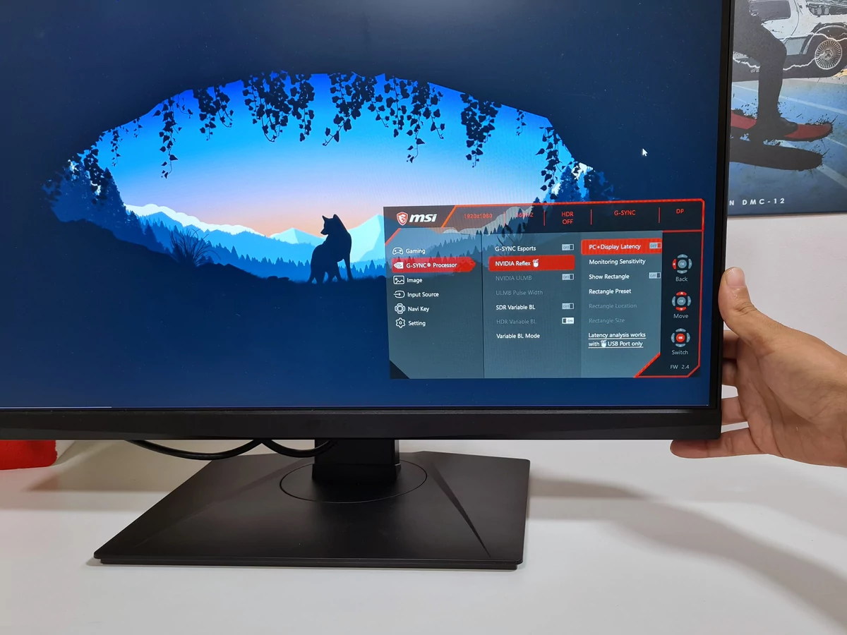 Test MSI Oculux NXG253R © Matthieu Legouge