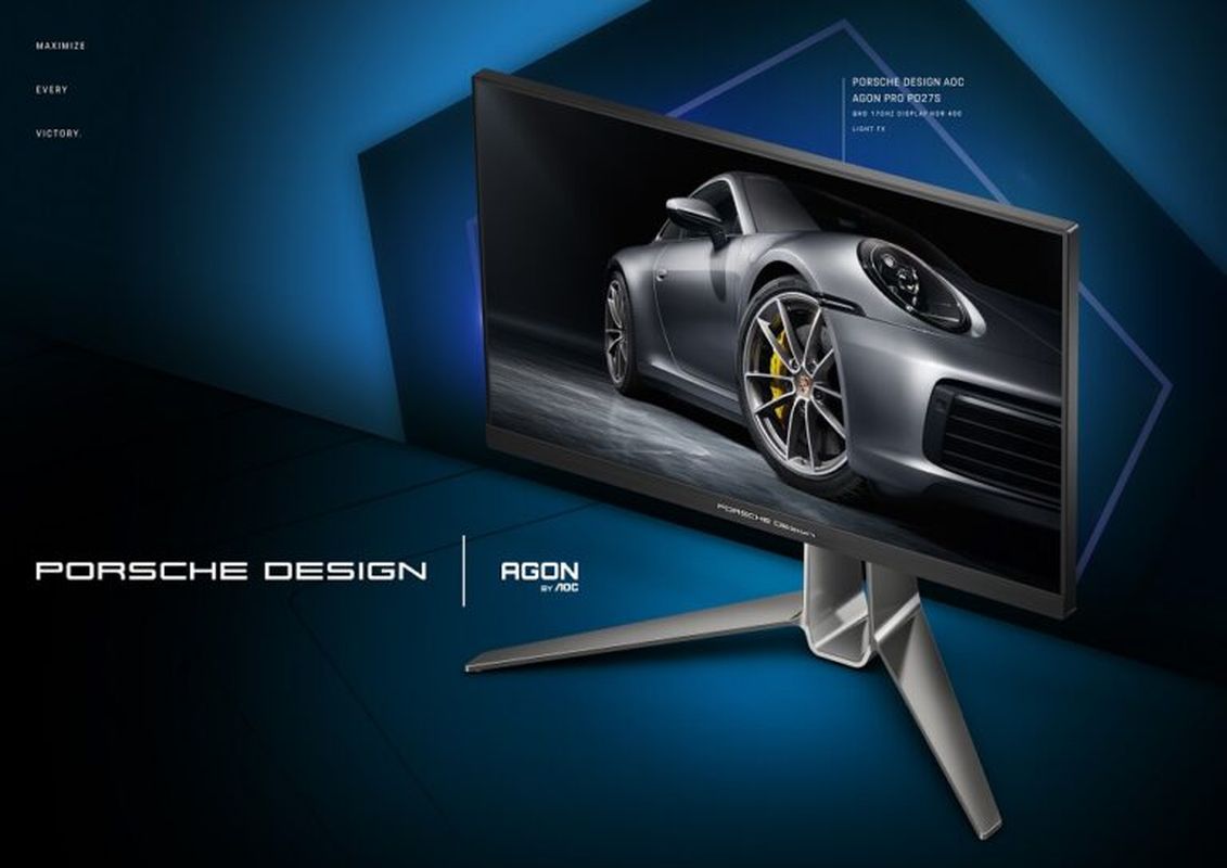 Agon (AOC) et Porsche signent un écran gamer au look plutôt racé