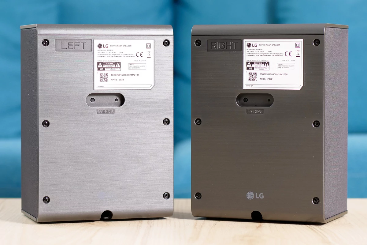 Test LG S95QR arrière surround