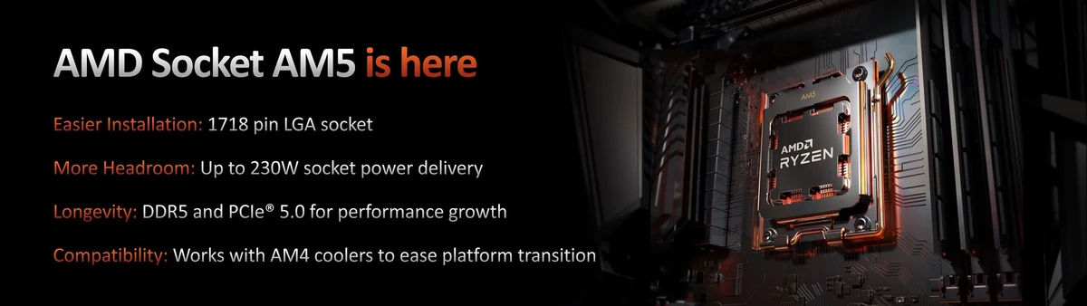 AMD Ryzen 7000 Zen 4 AM5 © AMD