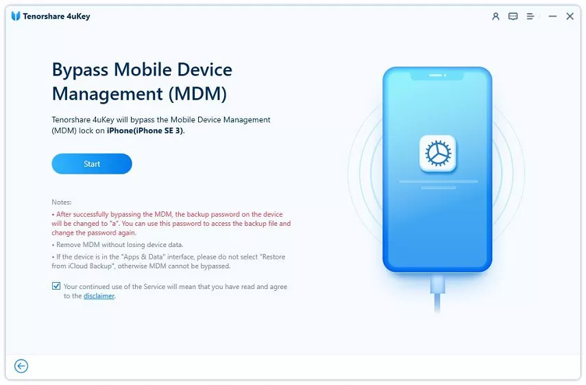 débloquer MDM 4uKey © https://www.tenorshare.com/guide/remove-iphone-passcode.html