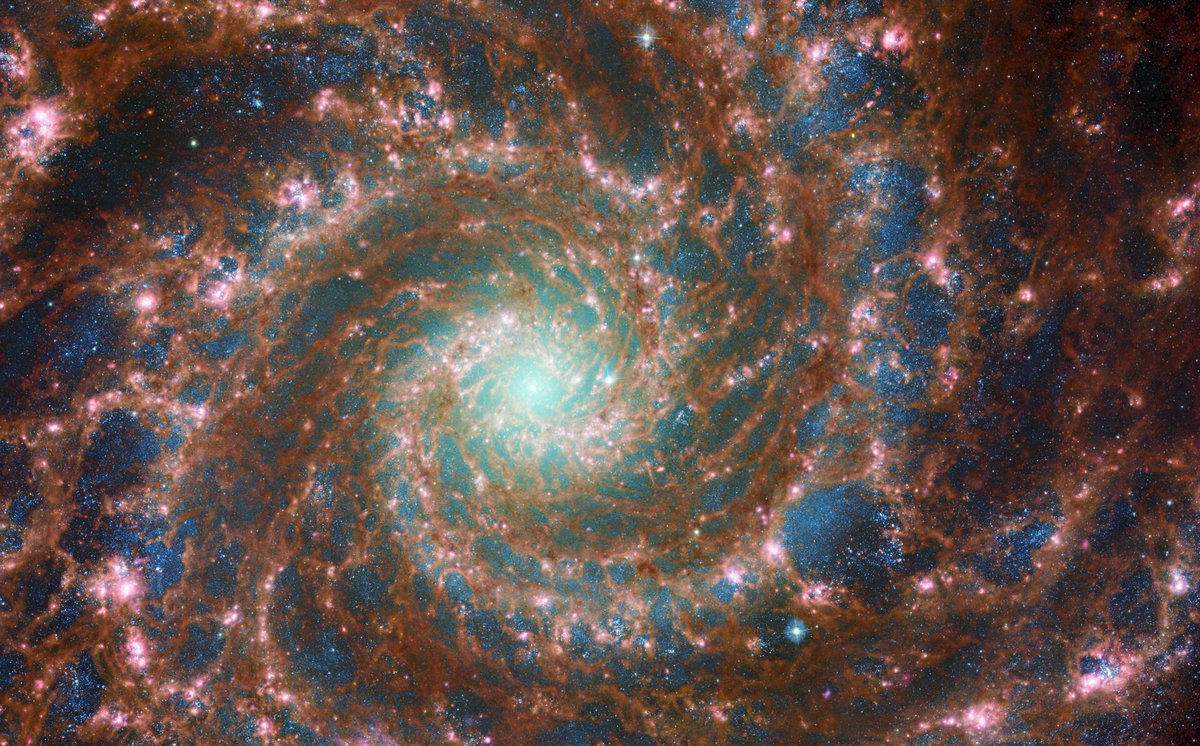 Galaxie du Fantôme © ESA/Webb, NASA & CSA