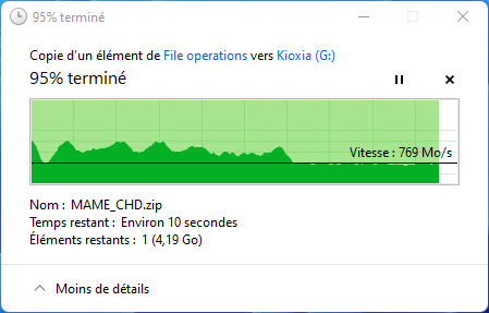 Kioxia BG5 vs SSD Valve - Steam Deck © Nerces