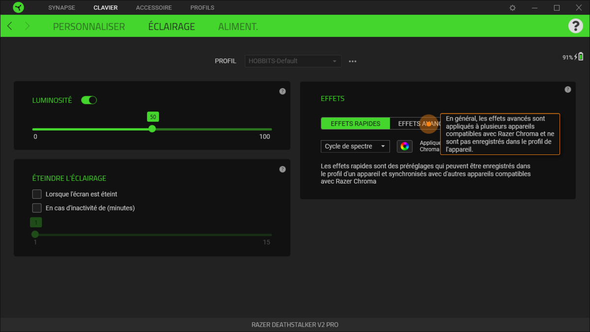 Razer DeathStalker V2 Pro © Nerces
