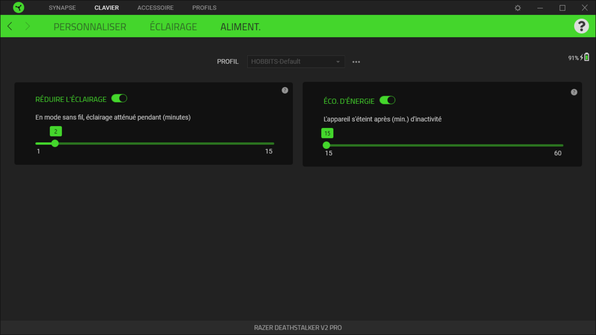 Razer DeathStalker V2 Pro © Nerces