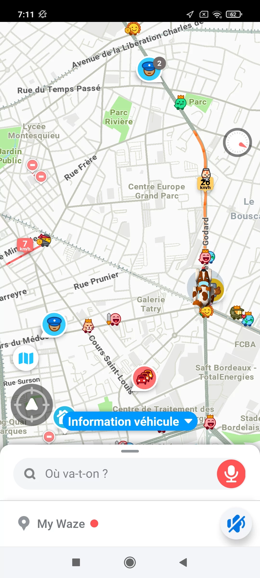 Waze screen 5