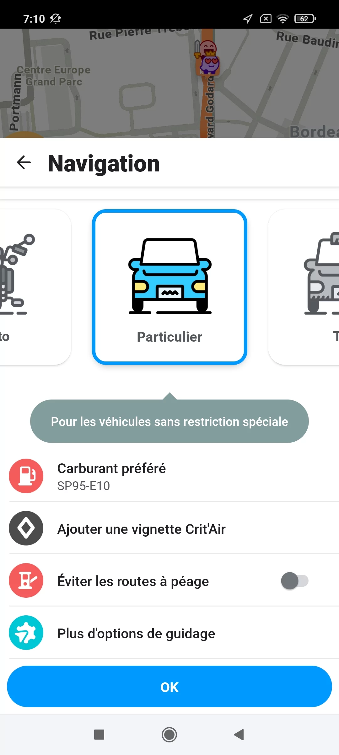 Waze screen 6