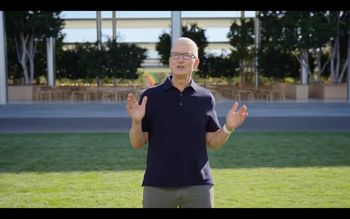 Tim Cook keynote 2022
