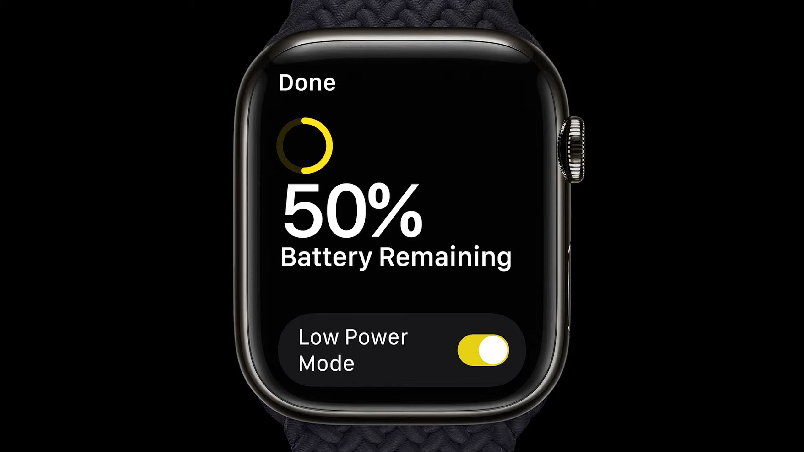 WatchOS 9 : Comme pour l'iPhone, Apple dote ses montres connectées d'un mode économiseur de batterie