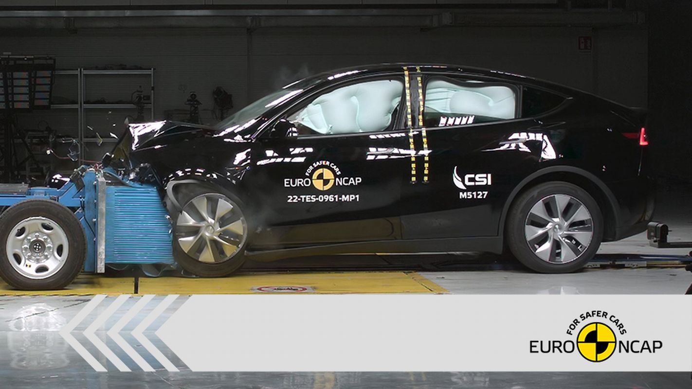 La Model Y de Tesla reçoit ses étoiles au test Euro NCAP